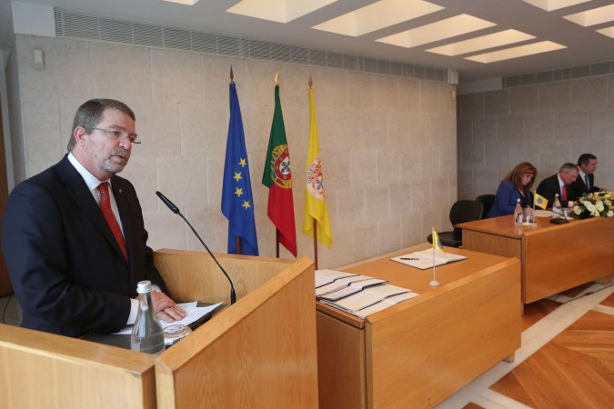 Dr. Manuel Dargent Figueiredo, Presidente da Mesa da Assembleia Geral cessante