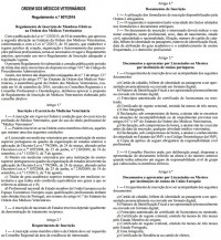 Publicado hoje em Diário da República o Regulamento de Inscrição de Membros Efetivos da OMV