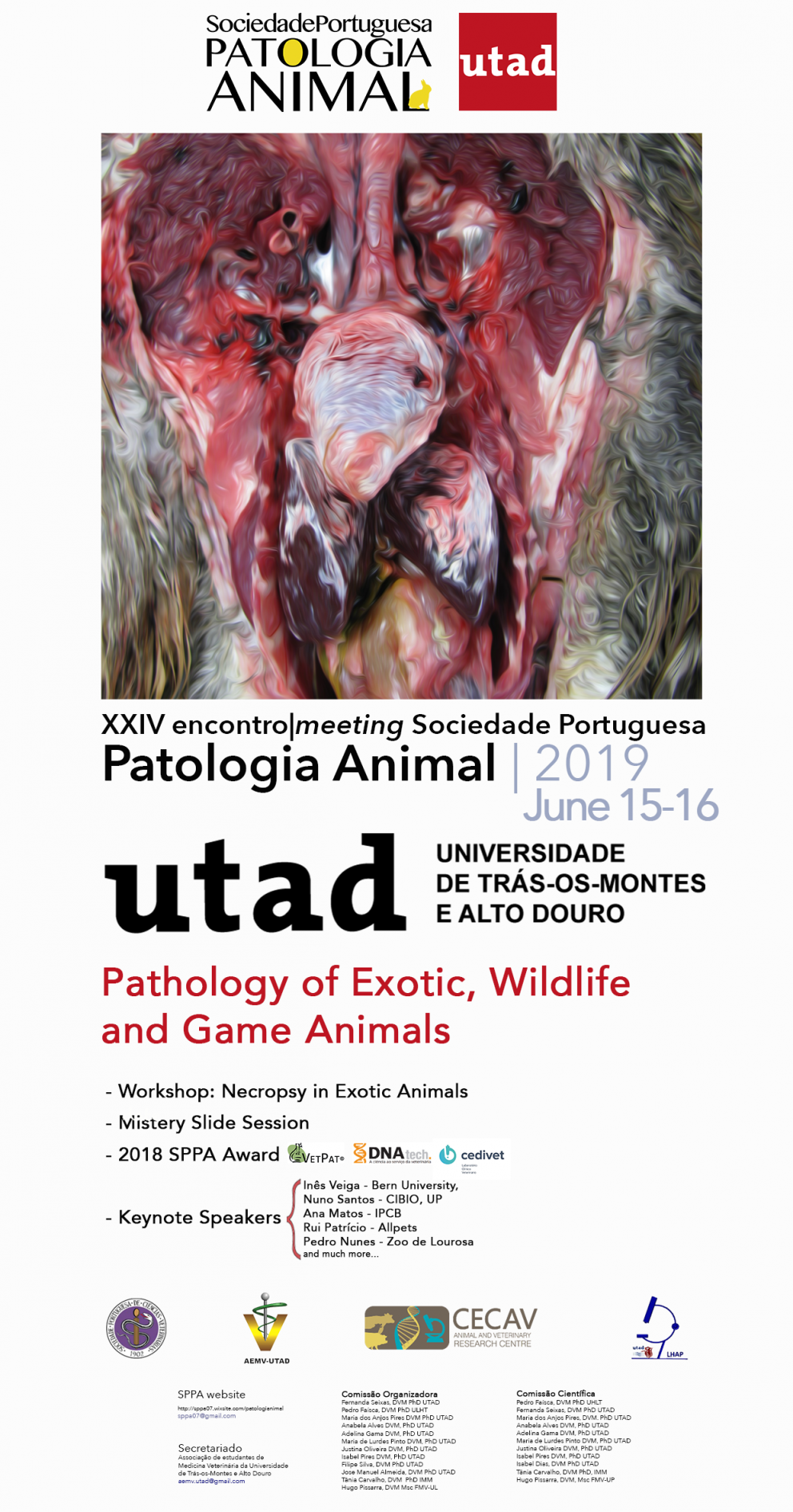 XXIV Encontro Sociedade Portuguesa de Patologia Animal em Vila Real