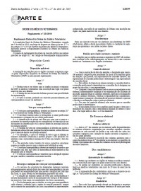 Regulamento Eleitoral da OMV publicado hoje em Diário da República