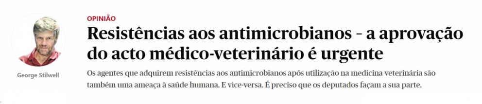 A OMV na Comunicação Social - Resistências aos antimicrobianos