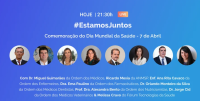 Bastonário da OMV participa em Webinar | #EstamosJuntos - Comemoração do Dia Mundial da Saúde