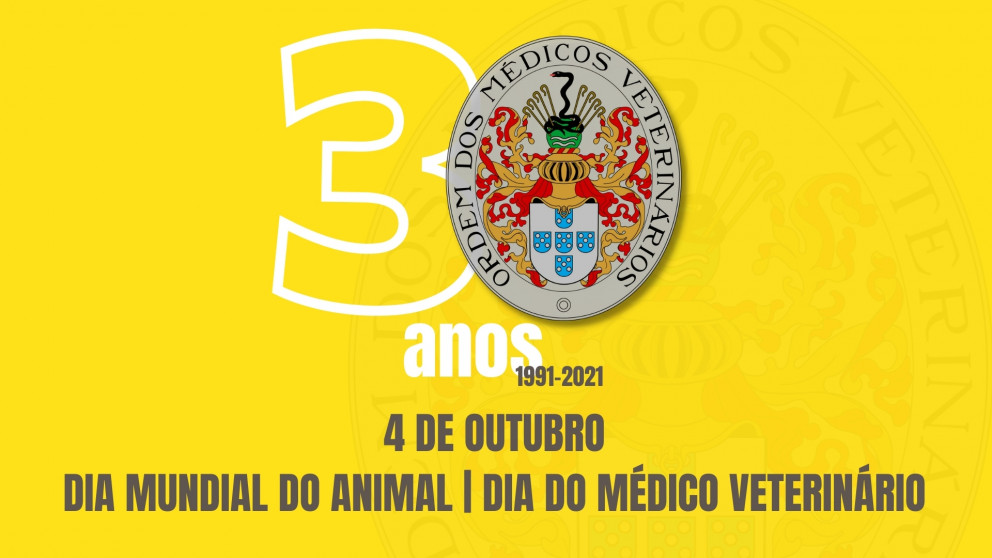 Feliz Dia do Médico Veterinário! 30º Aniversário da OMV - 04 de outubro