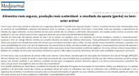 A OMV na Comunicação Social - Dia Mundial da Alimentação 'Bem-estar animal: alimentos mais seguros e produção mais sustentável'