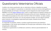 Questionário - Médicos Veterinários Oficiais