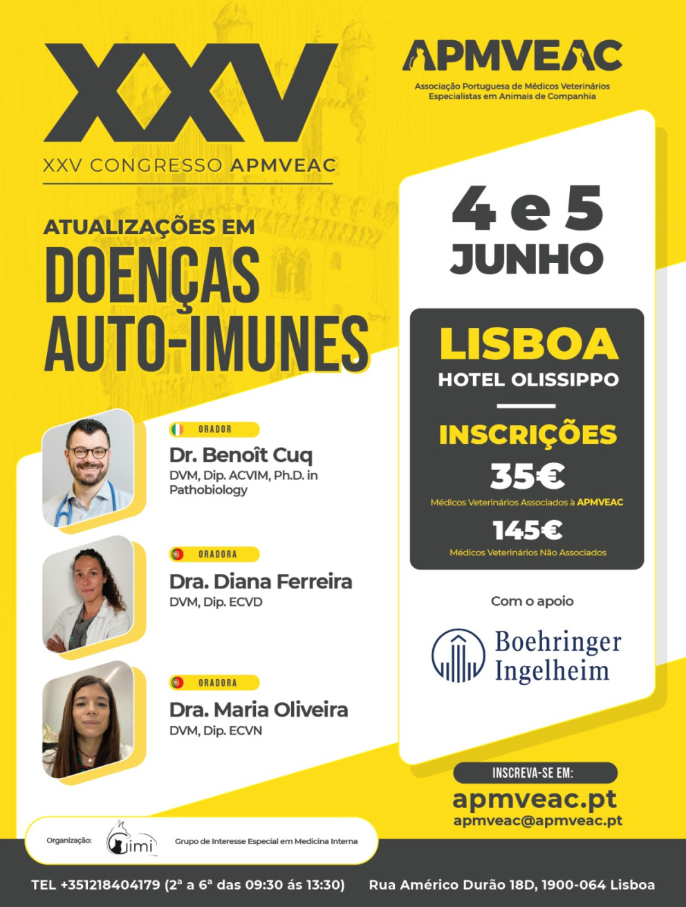 XXV CONGRESSO APMVEAC – Atualizações em Doenças Auto-Imunes