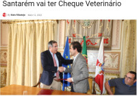 A OMV na Comunicação Social - Protocolo Cheque Veterinário com Município de Santarém