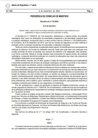 Equipamento Radiológico - Publicação Decreto-Lei n.º 81/2022