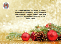 A Delegação Regional dos Açores da Ordem dos Médicos Veterinários deseja-lhe Boas Festas!  