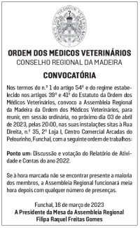 Assembleia Regional 3 de Abril 2023