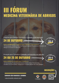 III Fórum Medicina Veterinária de Abrigos | 24 e 25 de outubro de 2023