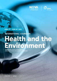 International Course on Health and the Environment - Inscrições prolongadas até 31 de março