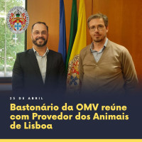 Bastonário da OMV reúne com Provedor dos Animais de Lisboa 