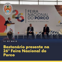 Bastonário presente na 26ª Feira Nacional do Porco