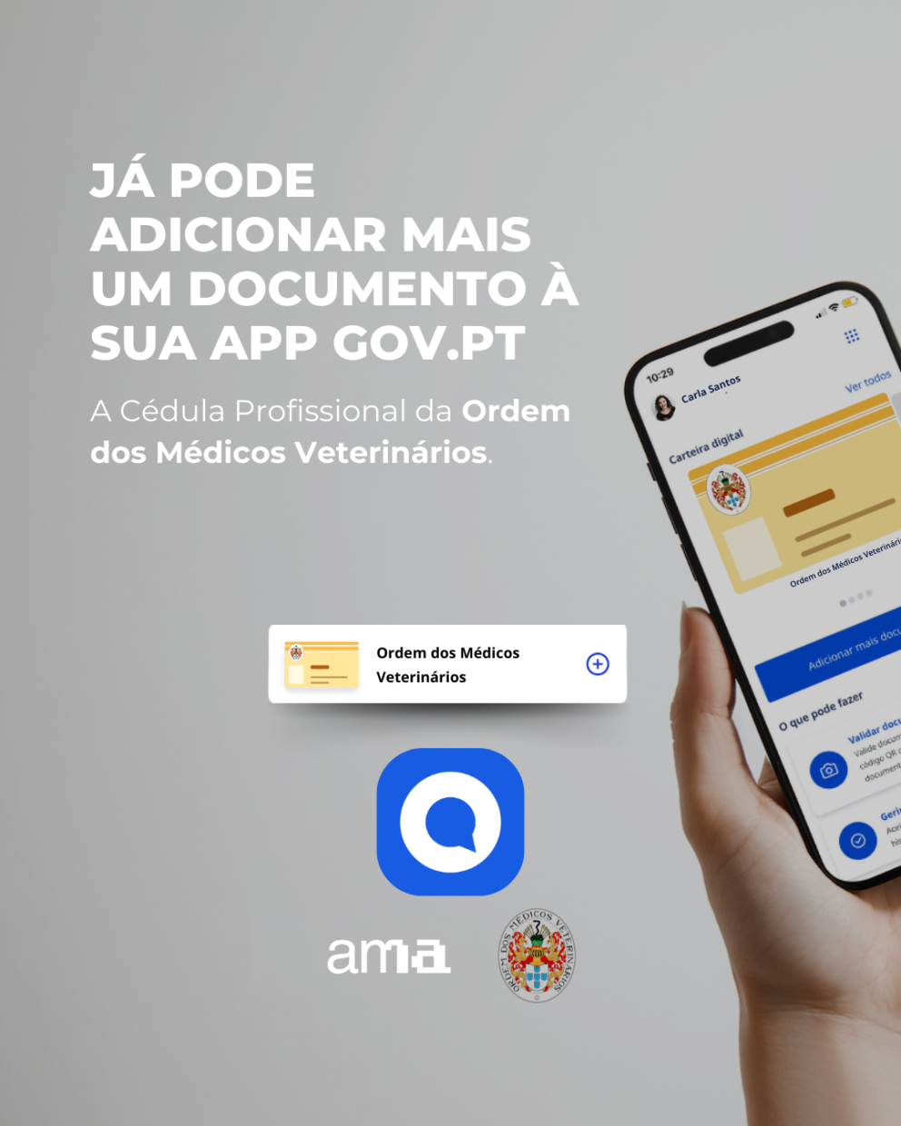 Cédula Profissional já disponível na aplicação gov.pt