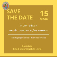 1ª Conferência Gestão de Populações Animais - Save the Date