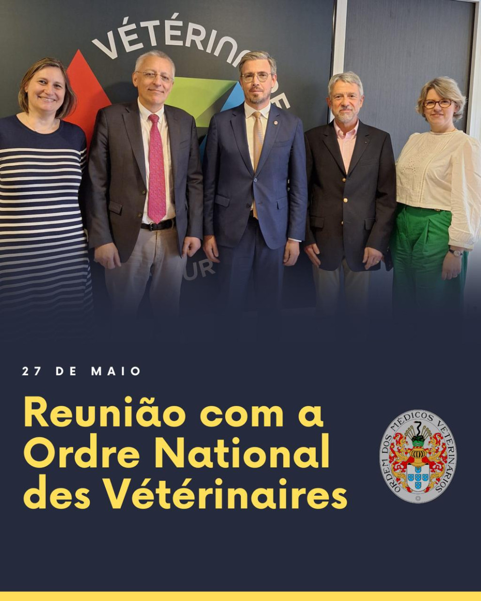 Reunião com a Ordre National des Vétérinaires