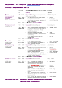 2nd European South-American Camelid Congress