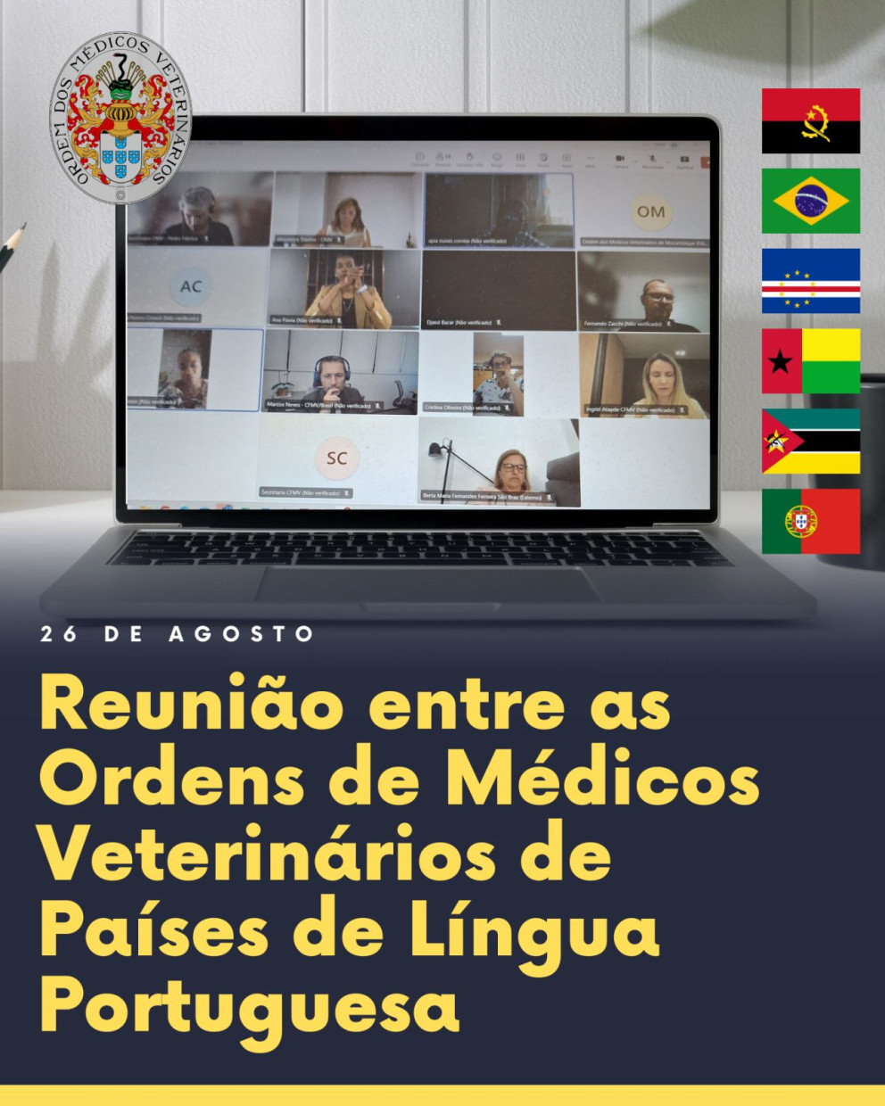 Reunião entre as Ordens de Médicos Veterinários dos Países de Língua Portuguesa