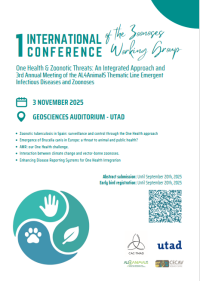 1st International Conference of the Zoonoses Working Group | CAC TMAD(1st ICZoonoses – CAC-TMAD) | Abstract submission deadline: 20th September
