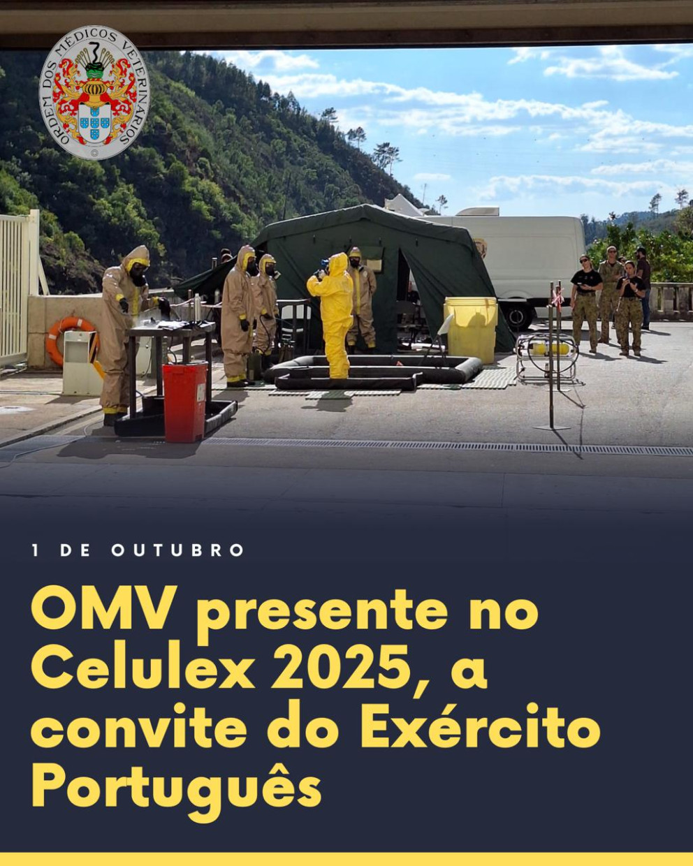 OMV presente no CELULEX 2025, a convite do Exército Português