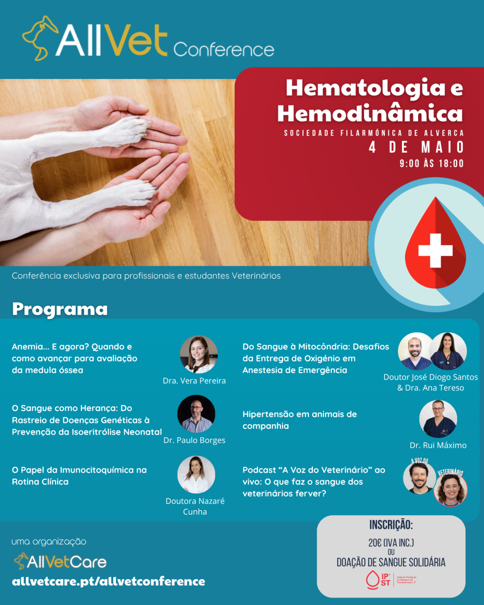 1ª Allvetconference – Hematologia e Hemodinâmica