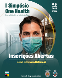 Inscrições abertas: I Simpósio One Health Ordem dos Médicos Veterinários & Ordem dos Médicos