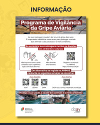 Informação: Programa de Vigilância da Gripe Aviária