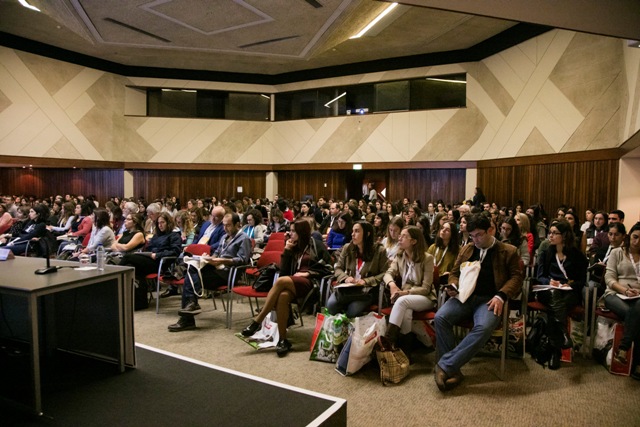 Participantes a assistirem às palestras do 7º EFOMV