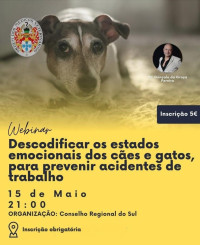 Webinar: Descodificar a linguagem corporal dos animais para prevenir acidentes de trabalho